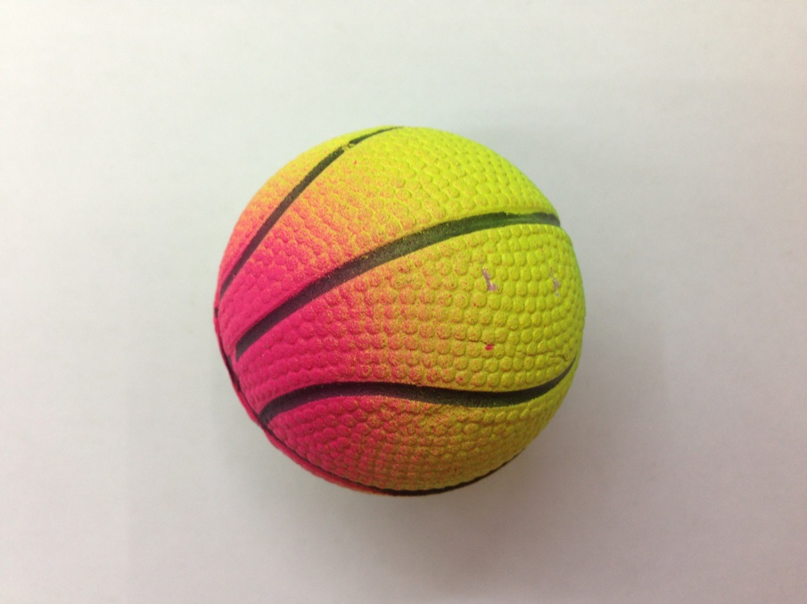 three - color rubber ball [also]