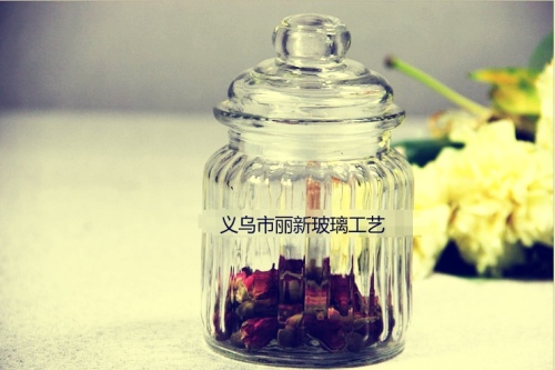 glass sealed bottle glass jar