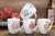 Wholesale large amounts of high-temperature roasting flower mugs, advertising gifts, promotional gifts