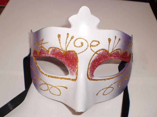 小美女彩绘面具