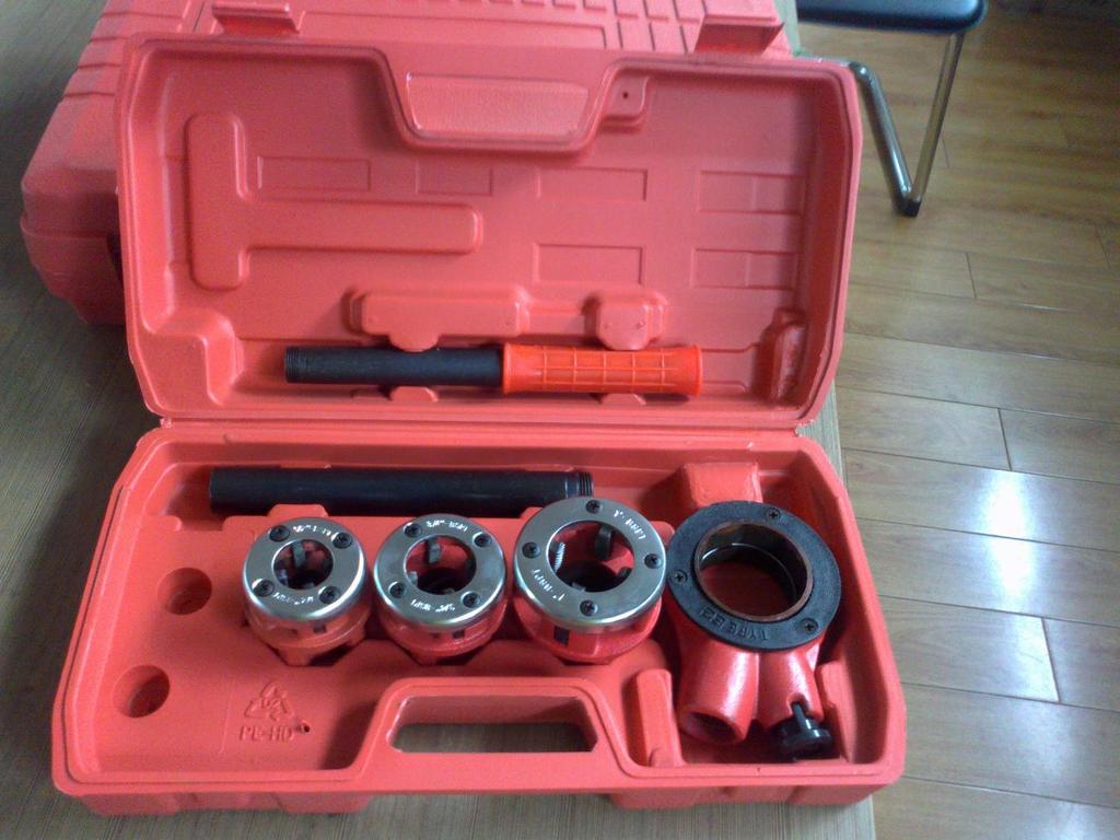 62型管子铰板 管子铰扳 丝锥 铰螺纹 扳手架 五金工具