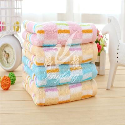Wholesale cotton towels face towel wash washcloth strands of small vertical towel turban towel 
