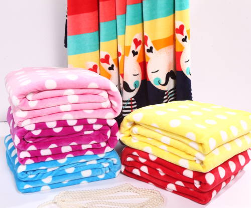 Factory Direct Sales Flannel Blanket Casual Blanket Towel Blanket Thickening Thermal Bed Sheets Various Specifications Customization Available