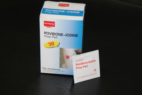 For Export Hy8806 Povidone Wipping Tissue Pain Relief Wipping Tissue Disinfection Tablet Cleaning Iodine Wipping Tissue