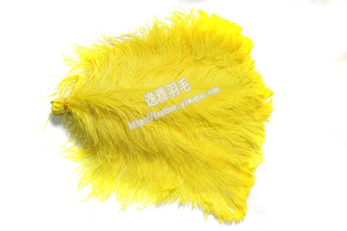 yiya feather south african ostrich hair 45-50cm ostrich hair natural feather dyed feather
