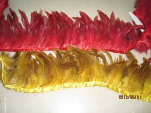 yiya feather chicken feather cloth edge feather cloth edge clothing accessories two meters/strip