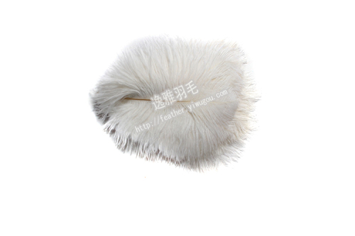 Yi Ya Feather Bleached Small Ostrich Hair 15-20cm Ostrich Hair Natural Feather Dyed Feather