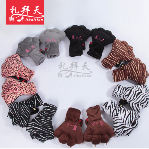 new bear paw gloves personalized thermal gloves wholesale factory direct sales
