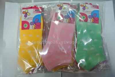 Wholesale supply of single socks, polka dot love ladies socks cotton socks boat socks explosion