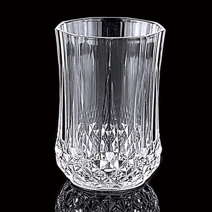 厂家直销精美钻石敞口饮料杯 亚克力杯子塑料酒杯ktv酒店用品