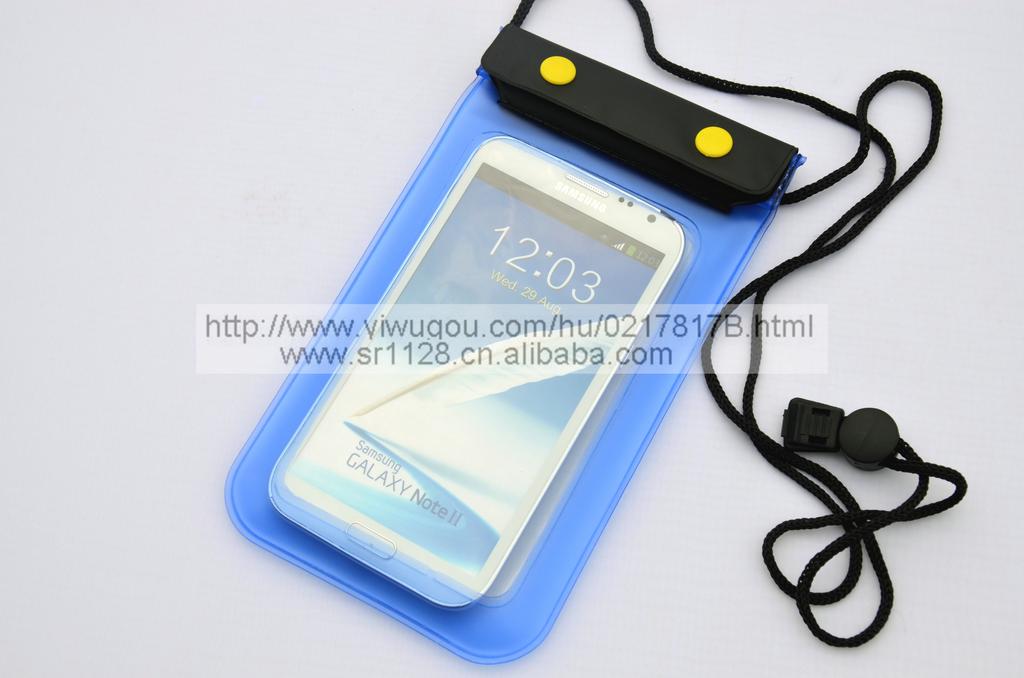 PVC waterproof phone bag, NOTE2, I9300 and fitness for Samsung I9200 4.8-5.5 inches large screen pho