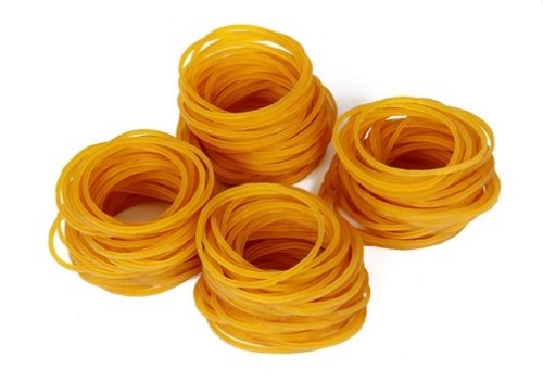 yellow transparent rubber band factory direct sales