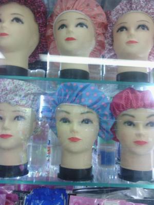 Factory direct color fabric shower Cap