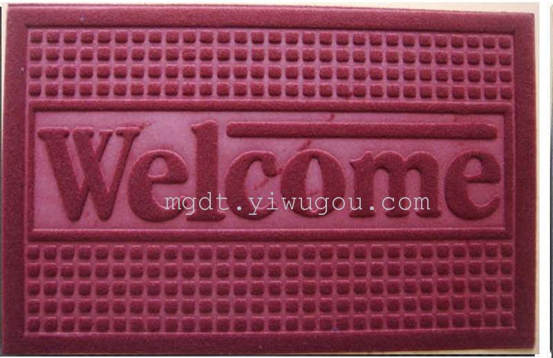 Rubber napping infinity embossed rectangular 50*80 floor mats