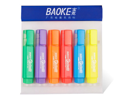 Baoke Fluorescent Pen Mp460 Fluorescent Pen Water-Based Paint Smooth Writing