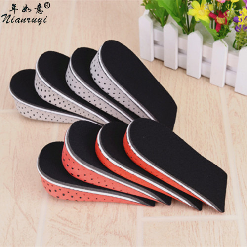 new insole factory wholesale men‘s women‘s casual shoes high-top shoes breathable sweat absorbing shock absorption insole 3cm