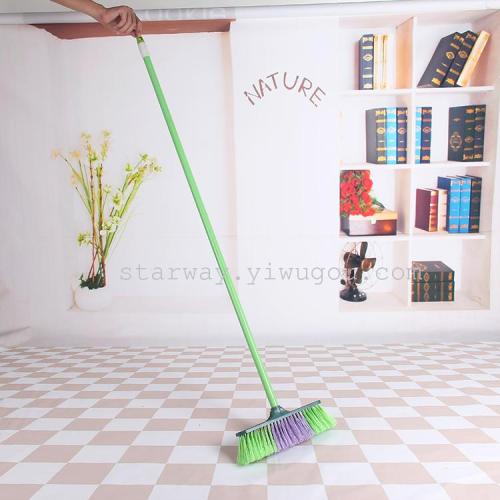 Factory Direct Sales Supply. Plastic Broom Broom Household Cleaning Does Not Hurt Floor Broom Wholesale