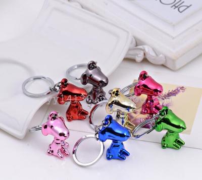 Manufacturers supply acrylic key ring cute cartoon dog creative