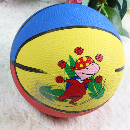 factory direct sales no. 3 rubber basketball cartoon basketball rubber basketball basketball wholesale