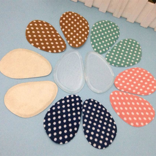 Ruyi Insole Wholesale Transparent Silicone Insole Sandals Forefoot Pad Half Insole Cloth Adhesive High Heel Pad