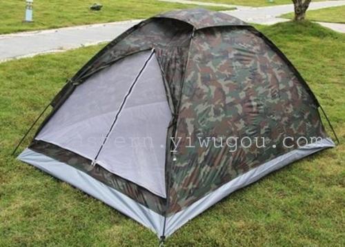 factory direct camping camping products outdoor camouflage double tent single-layer tent couple tent