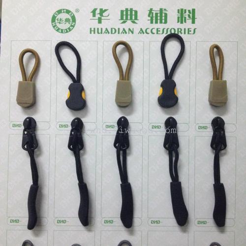 Injection Molding Environmental Protection Clothing Luggage Accessories Rope Pull Tail Zipper Pull Head 