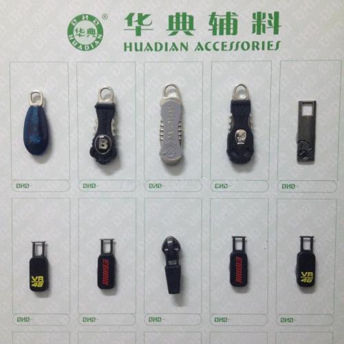 High-End Clothing Luggage Hardware Belt Plastic Injection Molding Leather Pull Head Pull Tab