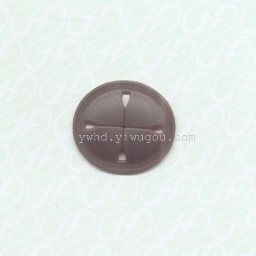 dhd rubber plastic particle side label earphone buckle hole threading accessories particle plastic accessories