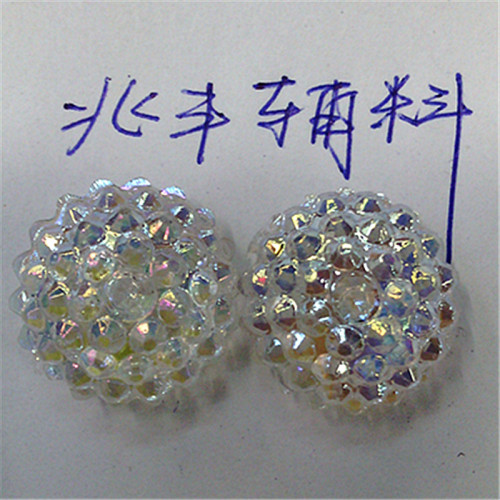 Acrylic Button Colorful High-End Button Korean Diamond Button Transparent Crystal Colored Gem Shoes and Clothing Accessories