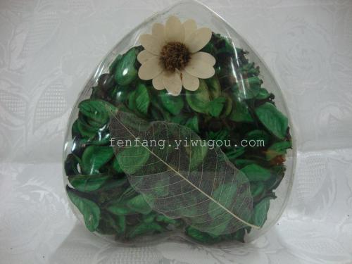 pvc big peach heart 8 fragrant dried flower box sachet aromatherapy decoration gift