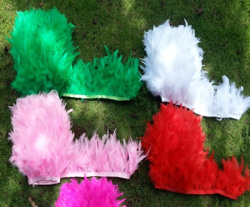 Clothing Accessories Wholesale Supply Turkey Feather feather Lace， feather Cloth Belt， feather Cloth Edge Cloth Stickers 