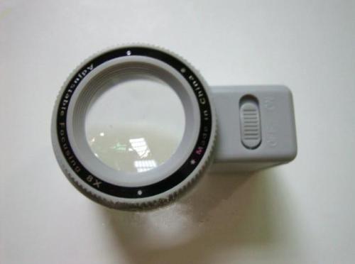 cylindrical high power led magnifier
