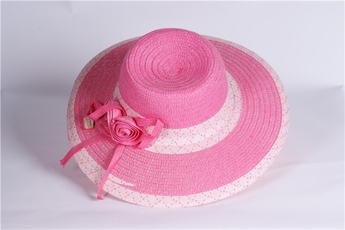 Flower hat Bohemian lace Hat Straw Hat Sun Cap Beach Hat str...