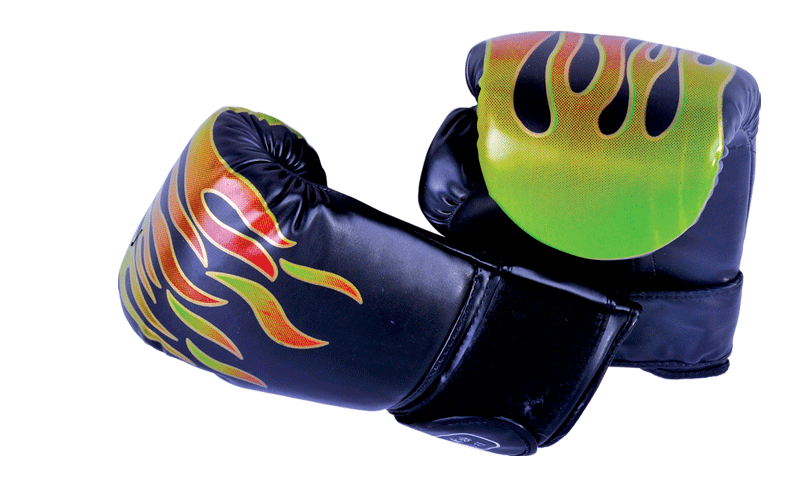 Short Black Flame Gloves with High Quality and Low Price