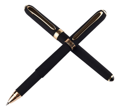 Baoke Large Capacity Frosted Penholder Gel Pen 1.0mm Golden Clip 2308