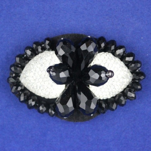 children‘s sandals black shoe flower crystal shoe flower processing crystal shoe flower pictures can be customized