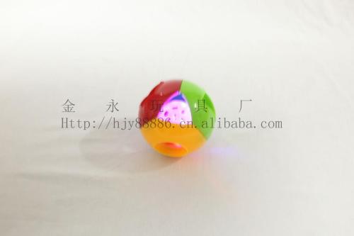 Factory Direct Sales Football Flash Ball Dancing Ball Yiwu Jinyong Luminous Children‘s Toy Factory with Light