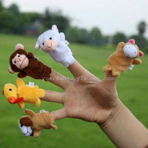 12 zodiac finger puppet animal finger puppet student educational toys promotional gifts
