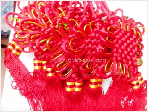 Chinese Knot Pendant Festive Line 3 8 Back Wear Gold Knot Pendant