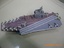 large 4-piece cardboard puzzle aircraft carrier cv-64 model assembly