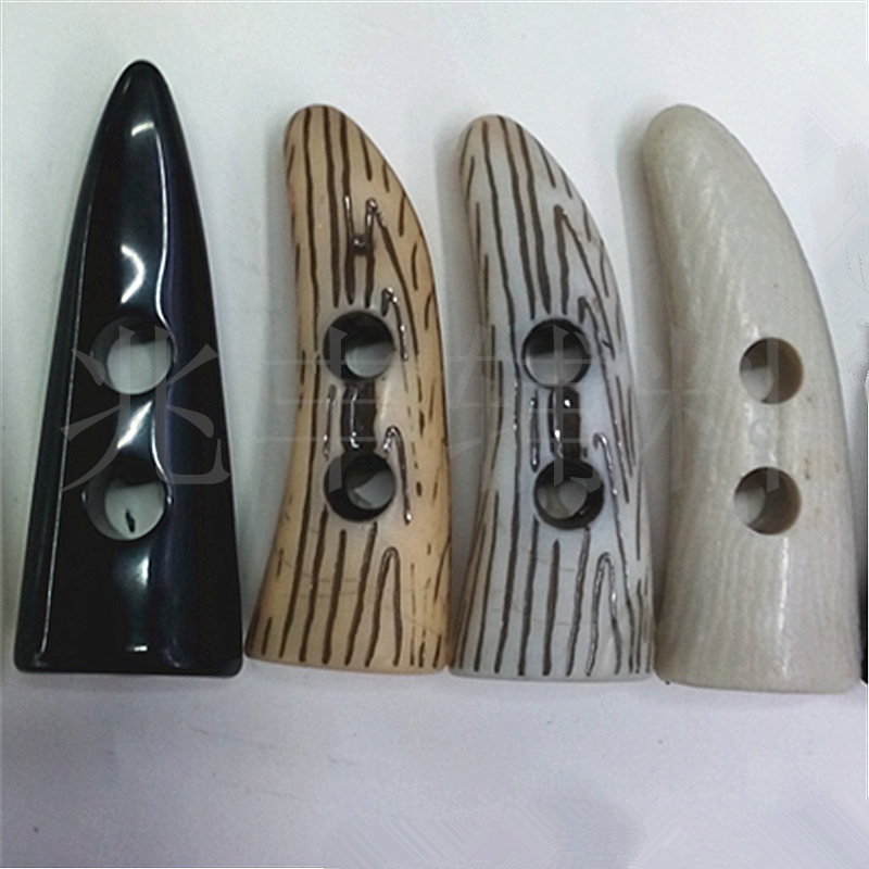 Plating on plastics resin Horn acrylic olive-button jacket overcoat sweater button accessories