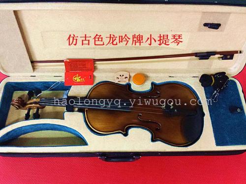 authentic musical instrument golden tone longyin handmade high-end violin manual violin