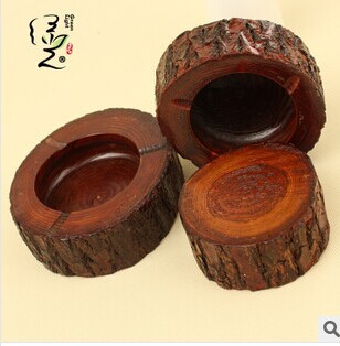 Green Light Pure Wooden Ashtray/Antique Root Carving Ashtray/Wooden Ashtray/Bark Ashtray Pastoral Style