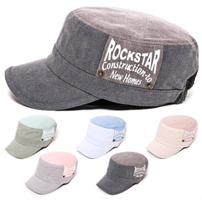 Hat men's and women's visor Hat flat top Hat Korean military cap casual cap cap tide Hat companion Hat