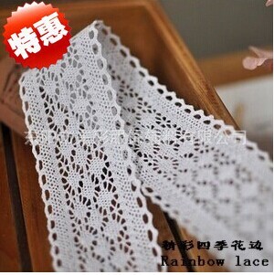 4.5cm wide platform headwear women‘s lace super good quality small floral bilateral lace
