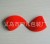 Manufacturers supply the small red fish flocked PVC plastic cosmetic box inside packing