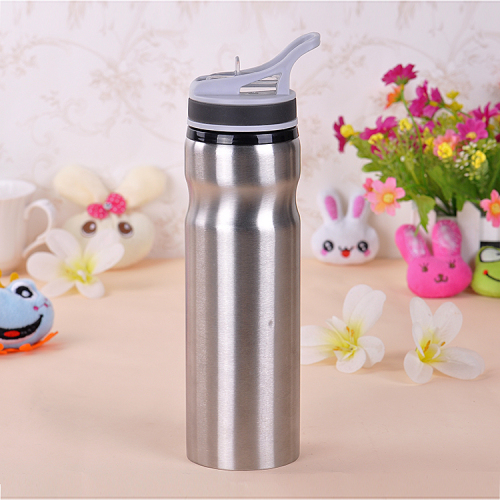 american-style large mouth stainless steel sports kettle portable cup lid vacuum cup