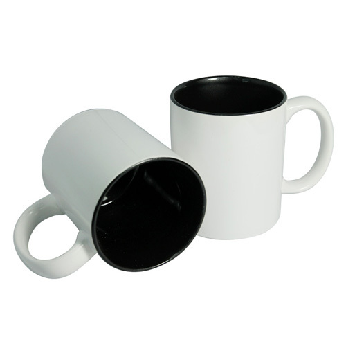 Thermal Transfer Inner Color Ceramic Cup Personalized DIY Mug Gift Cup Consumables Wholesale
