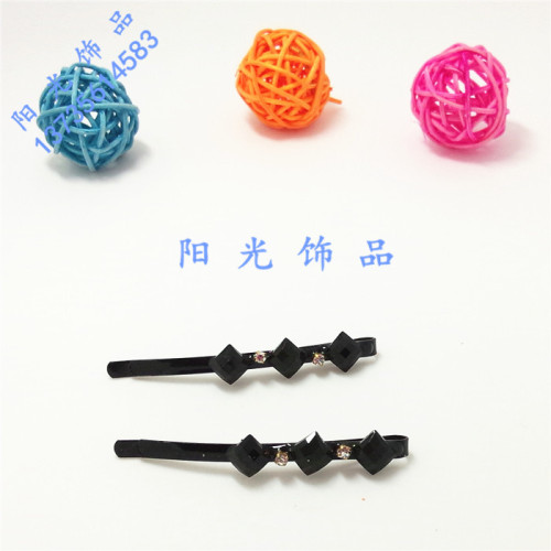 aishang sunshine small goods distribution binary ornament batch black diamond side clip， wire clamp，