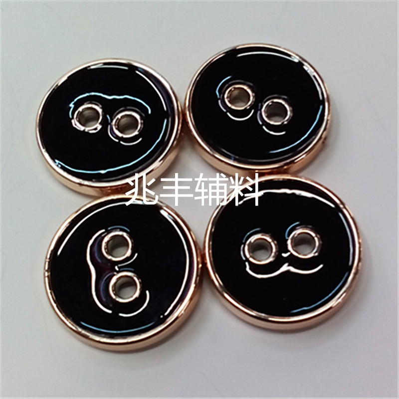 Factory direct UV plastic eyes plated buttons wipe button shirt coat of oil paint coat buttons
